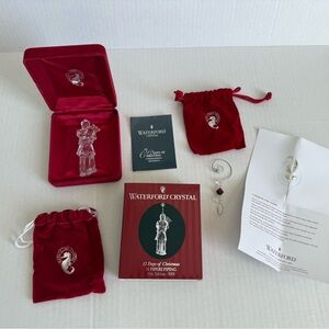 Waterford Crystal 12 Days Of Christmas Day 11 Eleven Pipers Piping